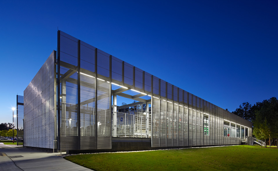 Morin perforated metal screen — Wake Tech Regional Plant, NC